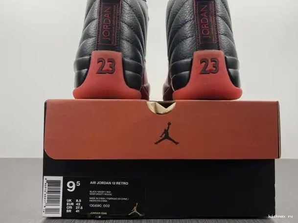 Rep Kickmax Flu Game 002 130690 Retro (2016) Jordan 12 0327
